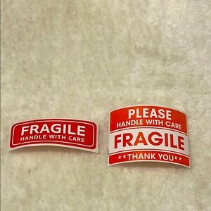 50 Fragile Stickers